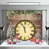 Lofaris Countdown Uhr Girlande Aus Holz Weihnachten Hintergrund